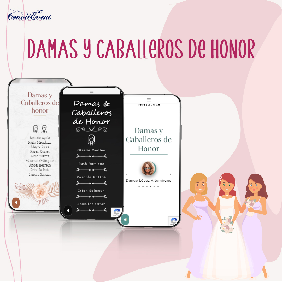 Damas de honor online de xv